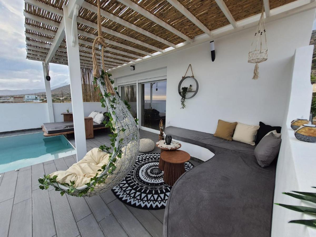 Tramonto Luxury Villa No2 - Breathtaking Sunset View Foiníkion Eksteriør billede