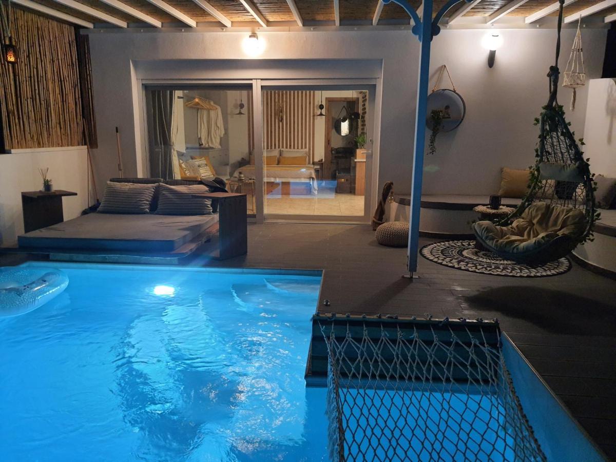 Tramonto Luxury Villa No2 - Breathtaking Sunset View Foiníkion Eksteriør billede