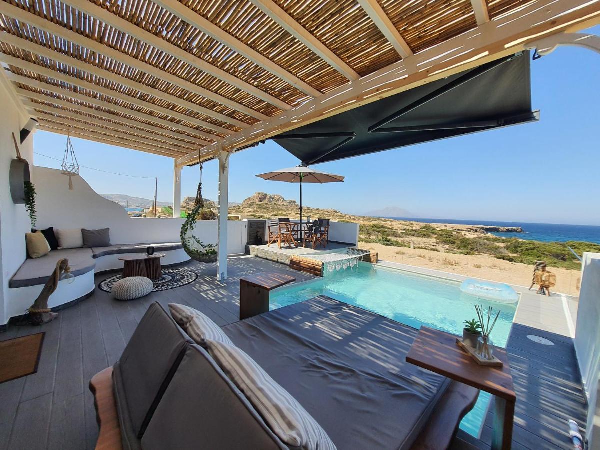 Tramonto Luxury Villa No2 - Breathtaking Sunset View Foiníkion Eksteriør billede