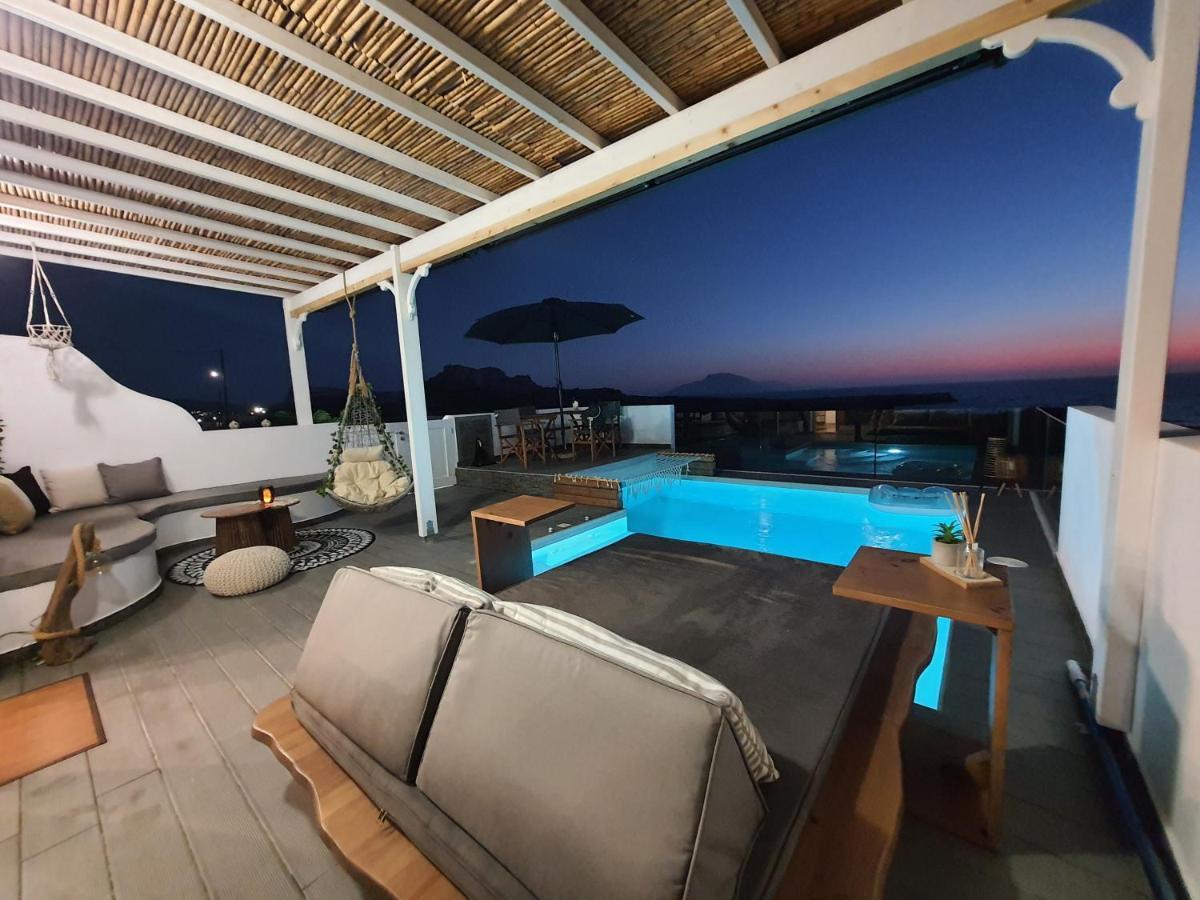 Tramonto Luxury Villa No2 - Breathtaking Sunset View Foiníkion Eksteriør billede