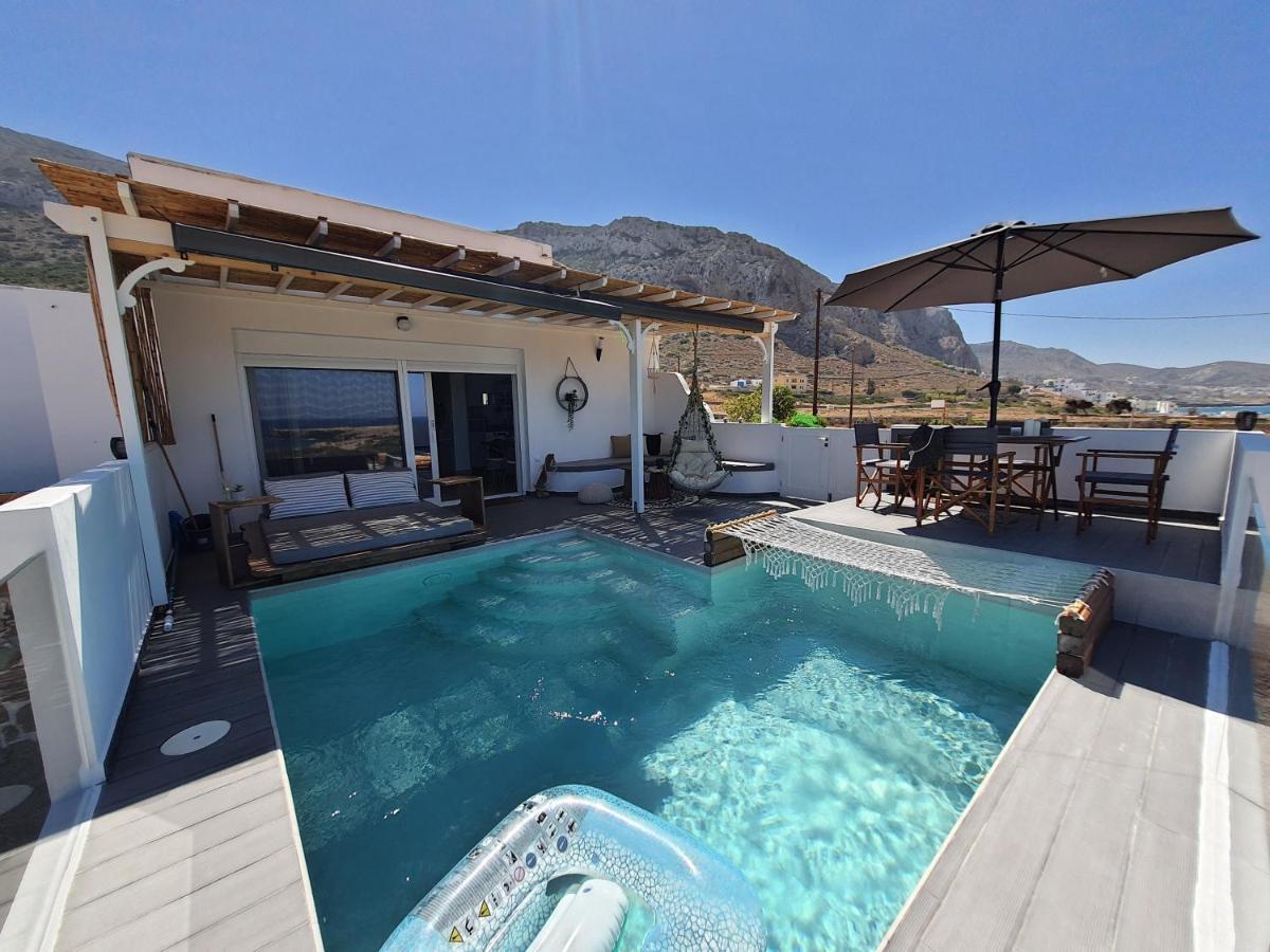Tramonto Luxury Villa No2 - Breathtaking Sunset View Foiníkion Eksteriør billede
