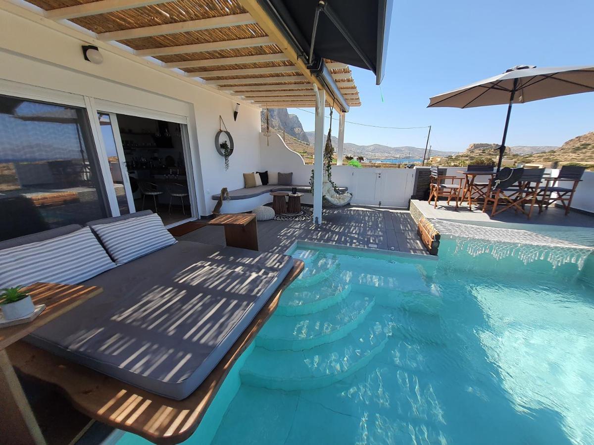 Tramonto Luxury Villa No2 - Breathtaking Sunset View Foiníkion Eksteriør billede