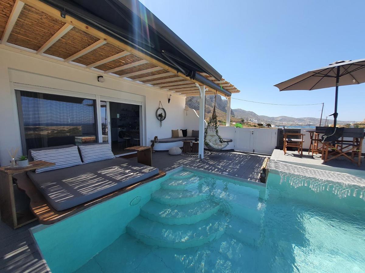 Tramonto Luxury Villa No2 - Breathtaking Sunset View Foiníkion Eksteriør billede